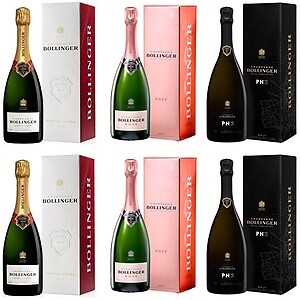 Bollinger Champagne Luxury Mixed Case (6 x 75cl)