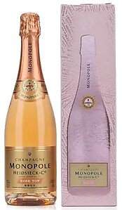 Heidsieck & Co. Monopole Rose Top Brut NV 75cl in Gift Box