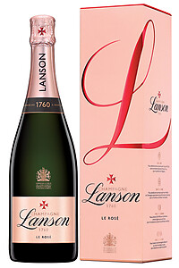 Lanson Le Rose NV 75cl in Gift Box