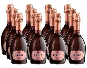 Ruinart Rose NV 12 X 37.5cl (Half Bottles) - CASE SALE