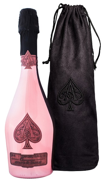 Armand de Brignac Rose 75cl in Velvet Bag