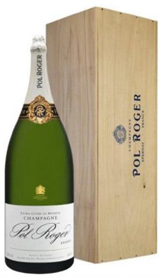 Pol Roger Brut Reserve NV Methuselah (6 ltr) in Wood Box