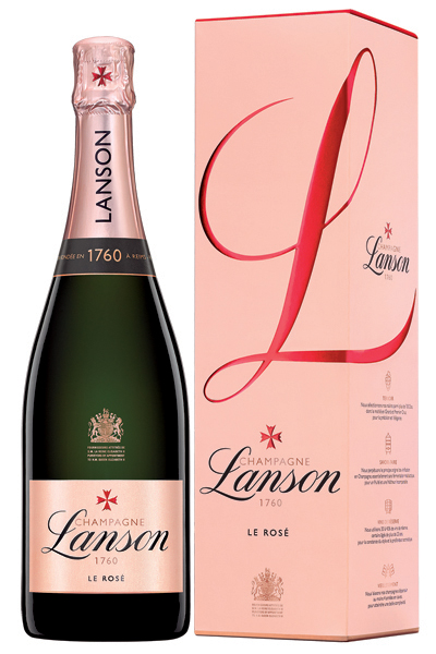 Lanson Le Rose NV 75cl in Gift Box