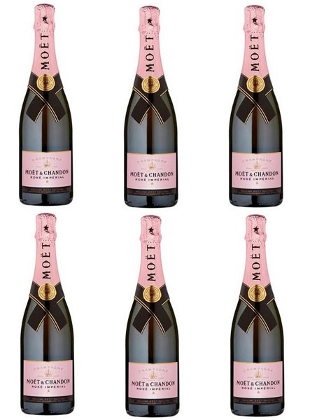 Moet & Chandon Rose Impérial NV 6 X 75cl - CASE DEAL