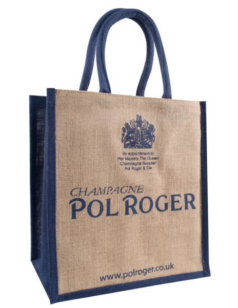 Pol Roger Jute Bag