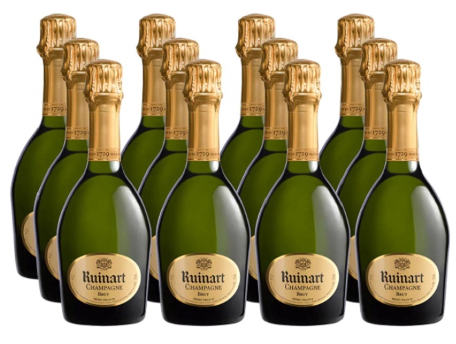 Ruinart Brut NV 12 X 37.5cl (half bottles) - CASE SALE