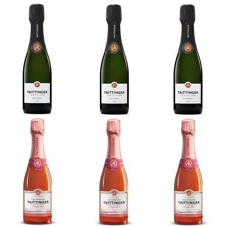 Taittinger Champagne Half Bottles Mixed Case (6 x 37.5cl)