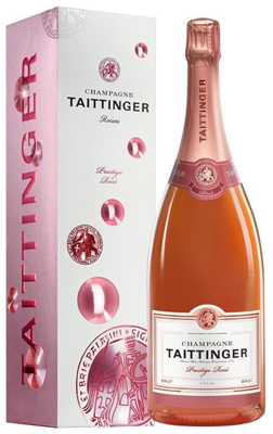 Taittinger Prestige Rose NV Magnum (1.5 ltr) in Gift Box