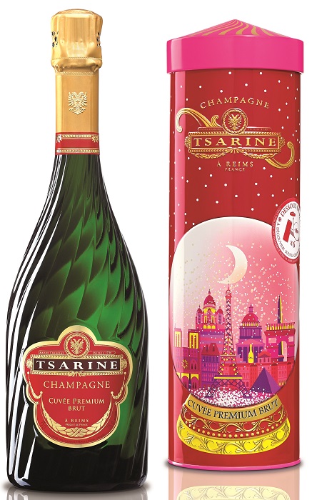 Tsarine Cuvee Premium Brut NV 75cl in City Tour Tin